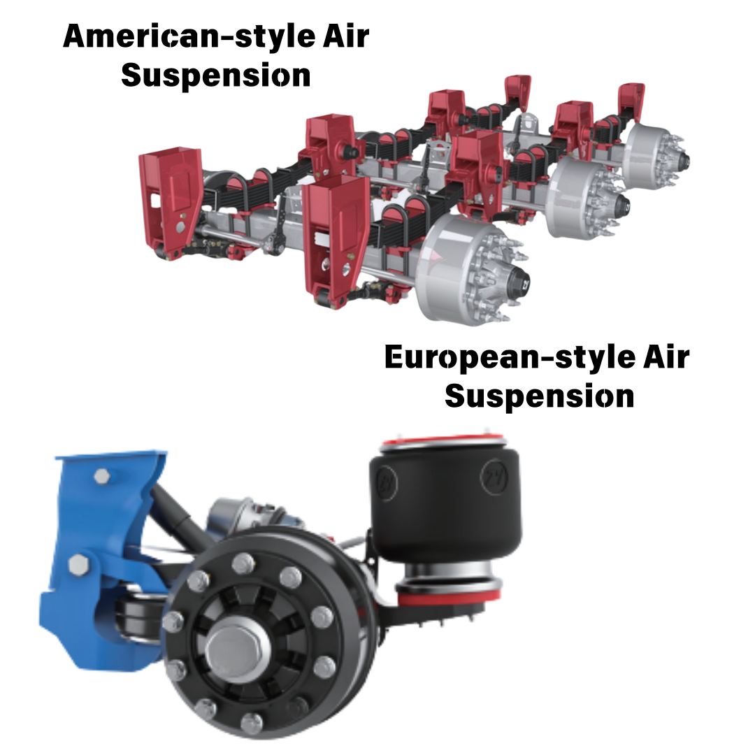 How many types of trailer suspensions have you seen? Don't just stick to leaf springs. 