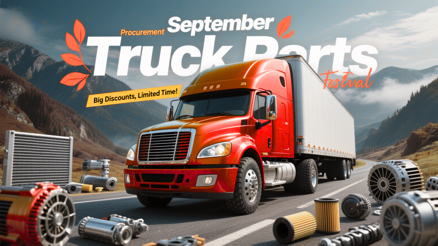 September Procurement Festival Preview: Truck Parts Shopping Feast is Coming