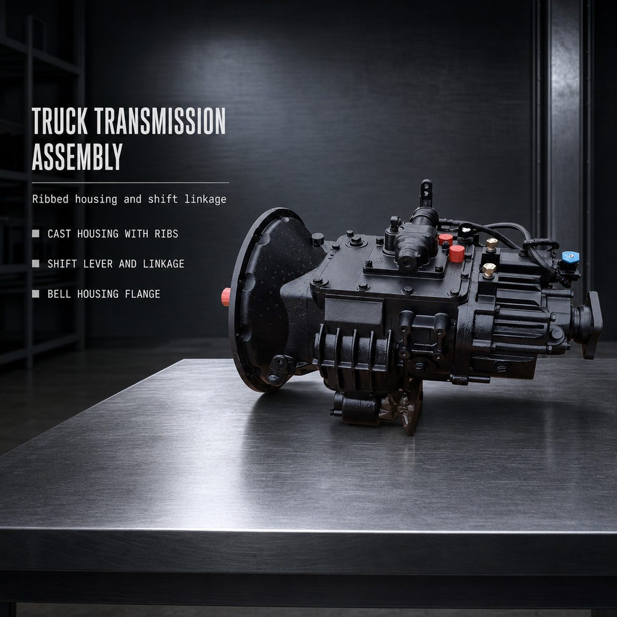 8JS85T 8-Speed All-Aluminum Truck Transmission Assembly for Dongfeng Tianjin, Shacman Delong Lightweight Trucks