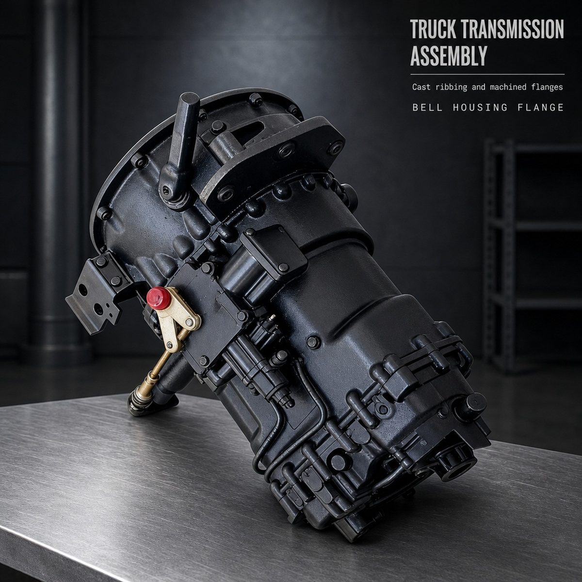 9JS119 9-Speed Truck Transmission Assembly for Dongfeng Tianlong, Shacman Delong, Sinotruk HOWO Dump Trucks