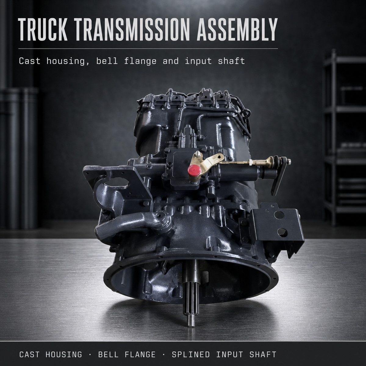 8JS85E 8-Speed Truck Transmission Assembly for Shacman Delong, Dongfeng Tianlong, Sinotruk HOWO, Foton Auman, FAW J6, Hino 500